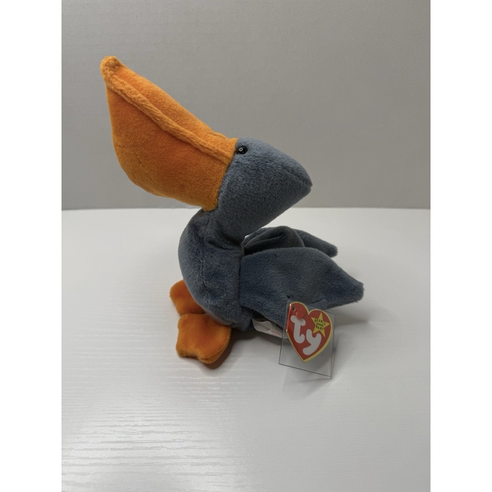 Ty Beanie Baby Scoop The Pelican 5th Generation 1996 Retired Rare